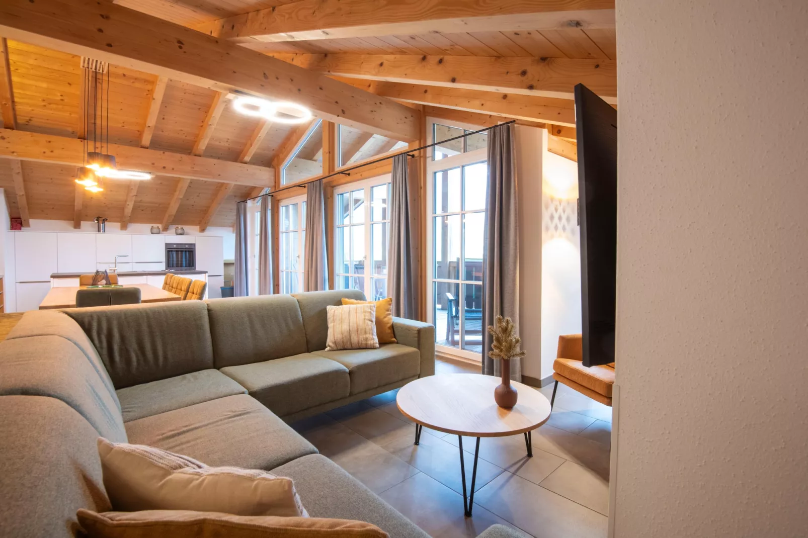 Residenz Edelalm - Penthouse 6-Woonkamer