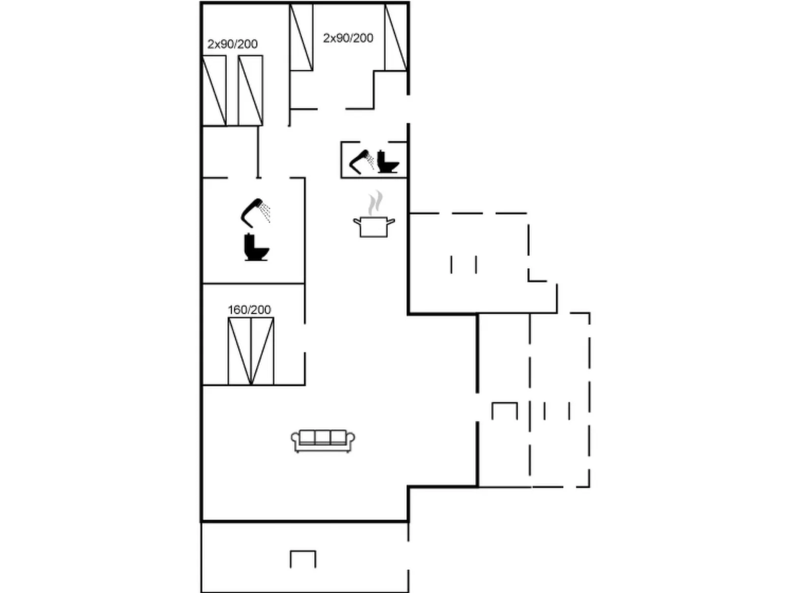 "Vangja" - 700m to the fjord-Binnen