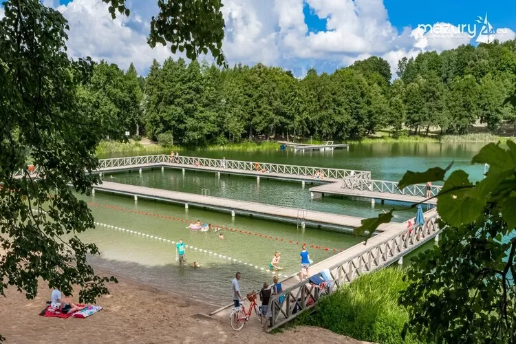 Murowany domek wakacyjny dla 5 osób w Rynie-Gebieden zomer 1km