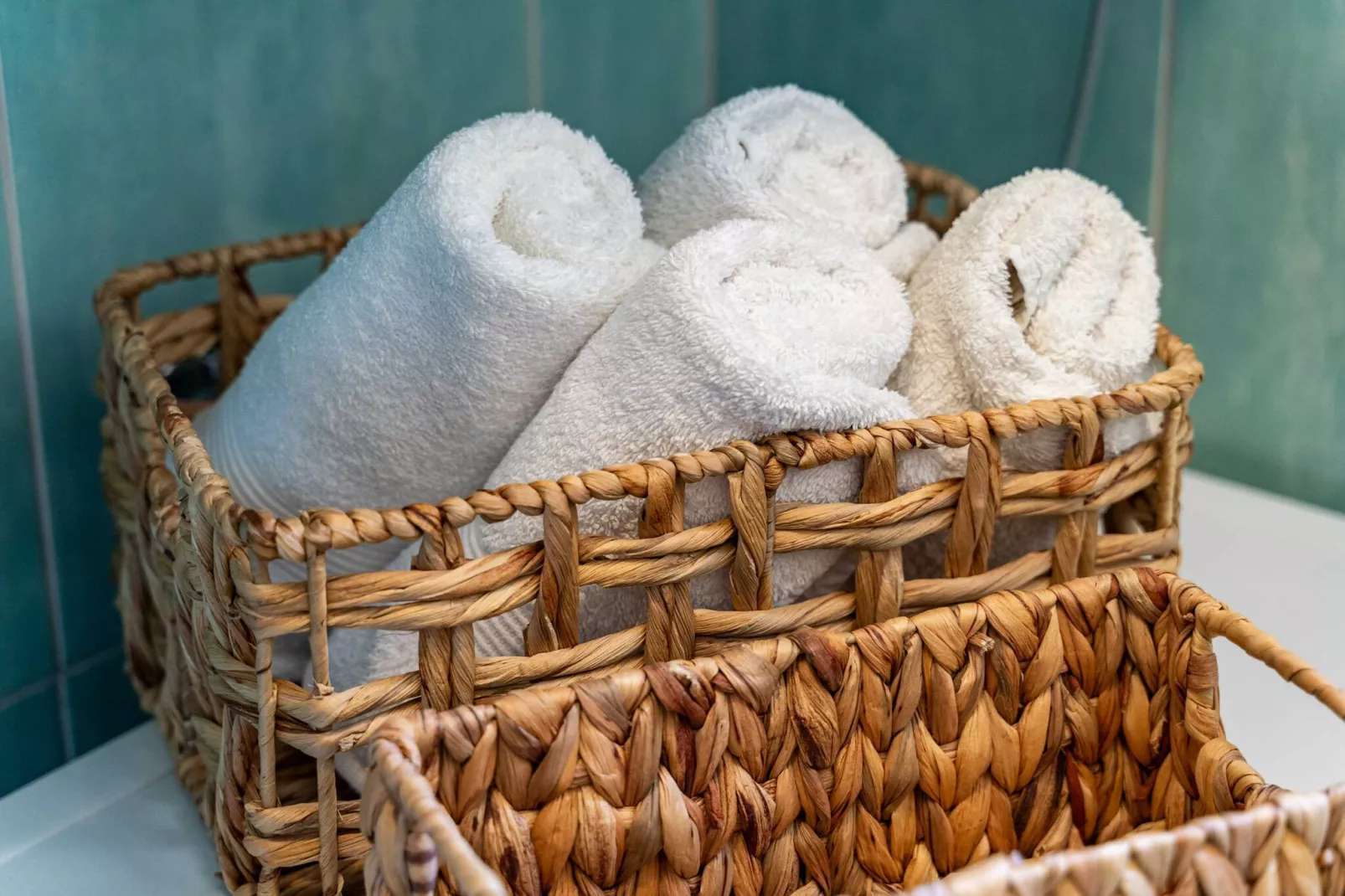 Apartments and Room Frane - Studio with Terrace-Badkamer