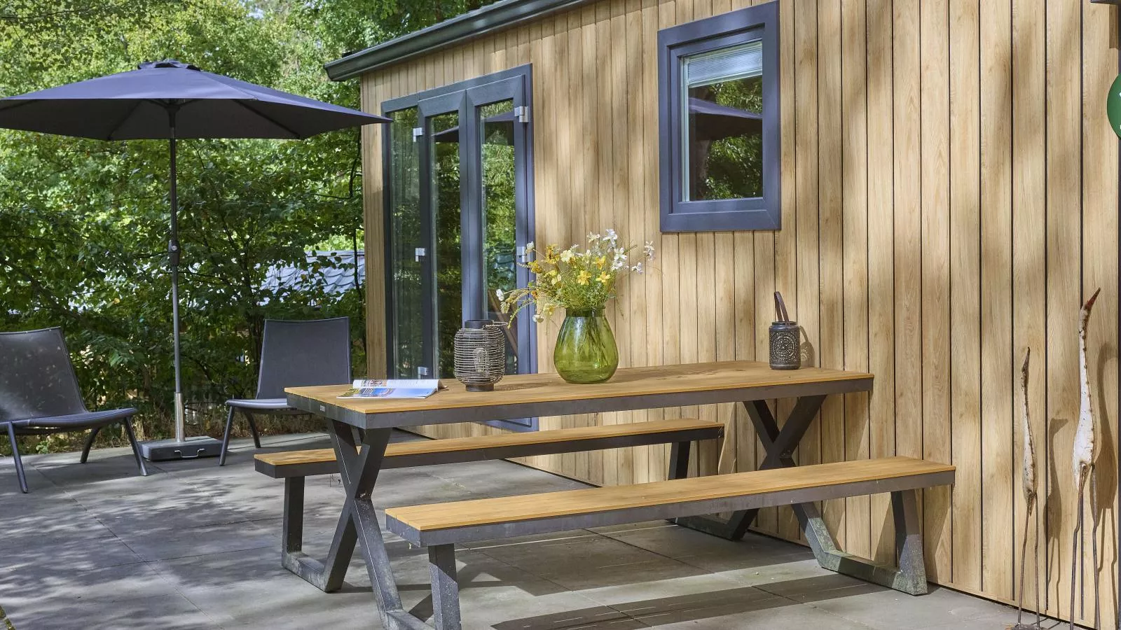 Steltloper-Terrasbalkon