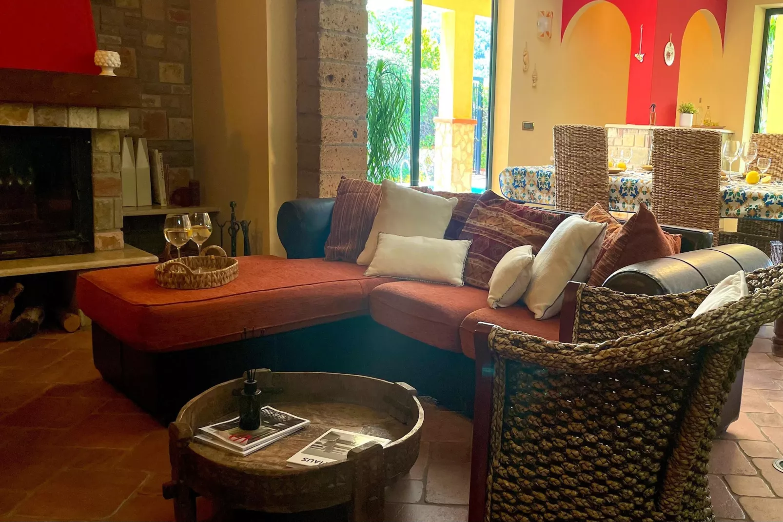 Villa Melograno-Woonkamer