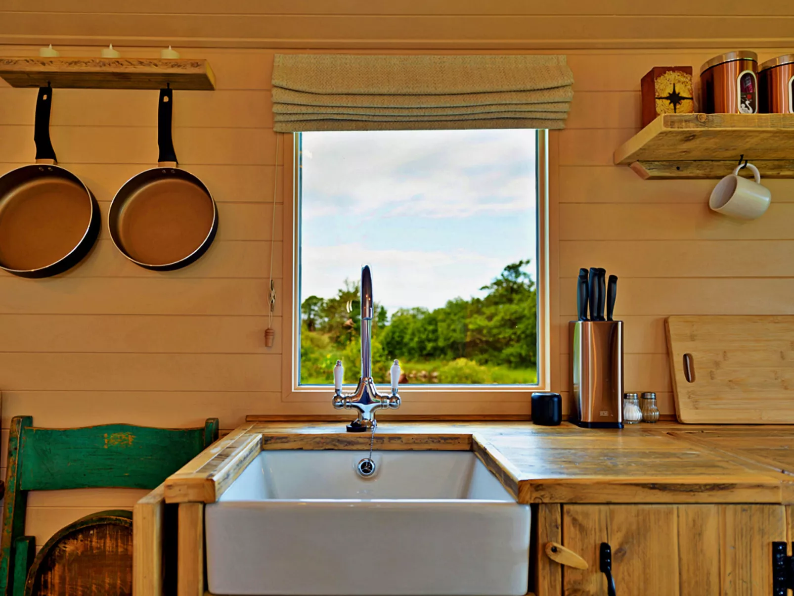 'Marared' Gypsy Hut-Binnen