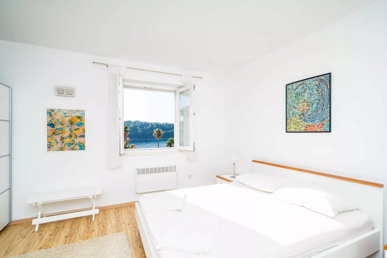 Villa Vista Old Town - Four Bedroom House with Terrace and Sea View-Slaapkamer