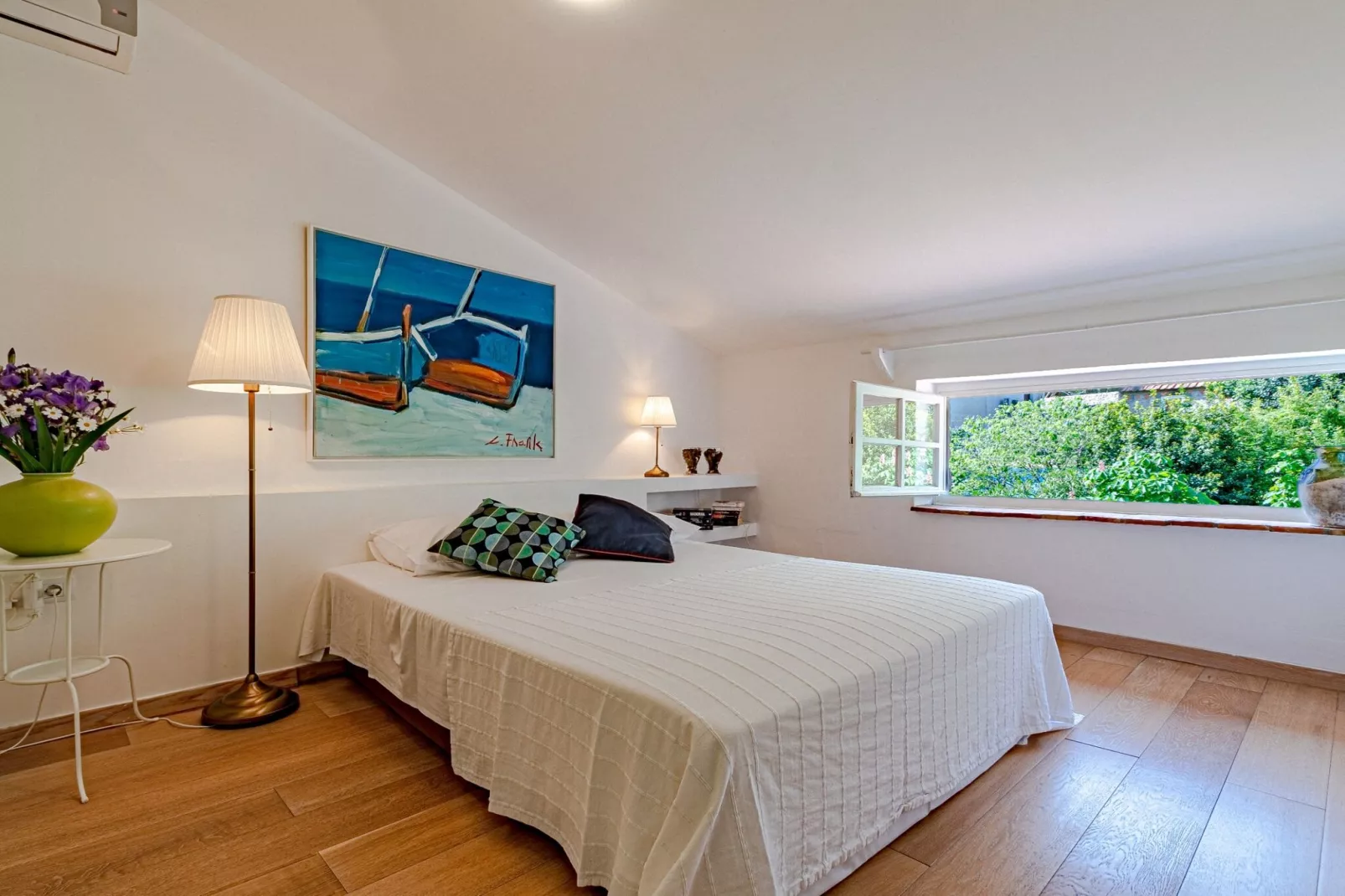 Stone House Anfitrite - Two Bedroom Villa with Private Pool and Terrace-Slaapkamer