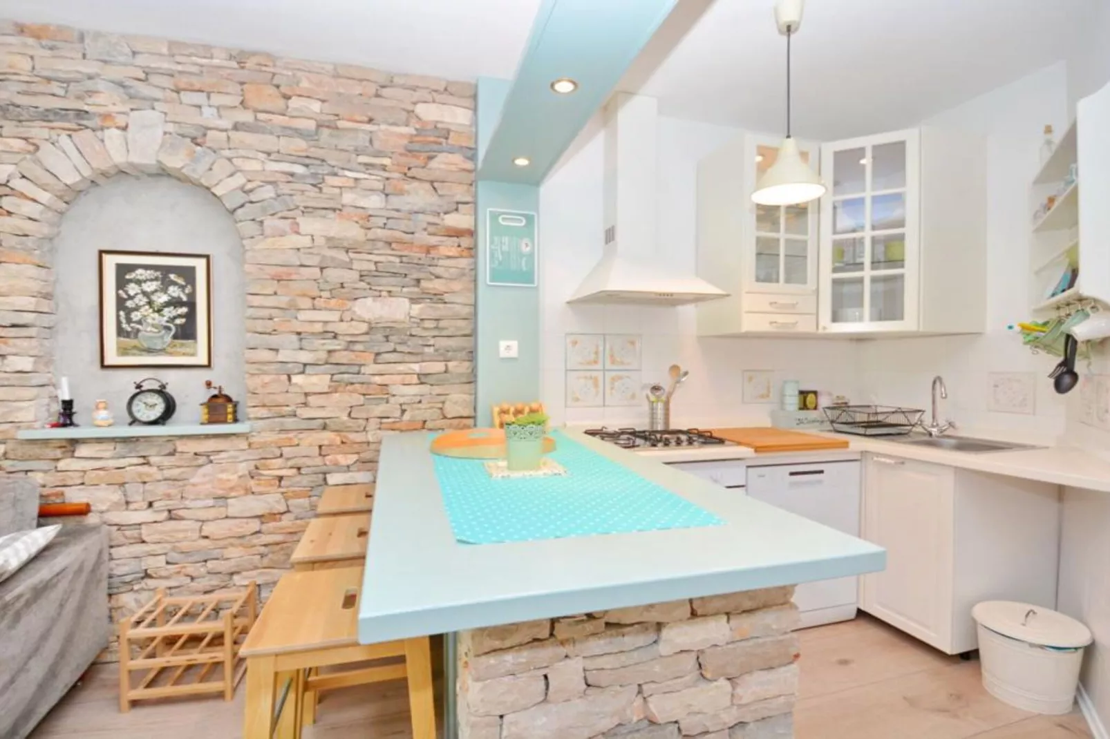 Two-Bedroom Apartment (Kadulja)-Keuken