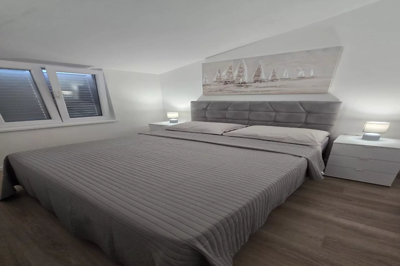 Apartments Ivankovic - One Bedroom  Apartment with Terrace-Slaapkamer