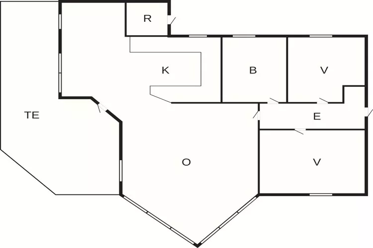 5 sterren vakantie huis in Eskebjerg-Plattegrond