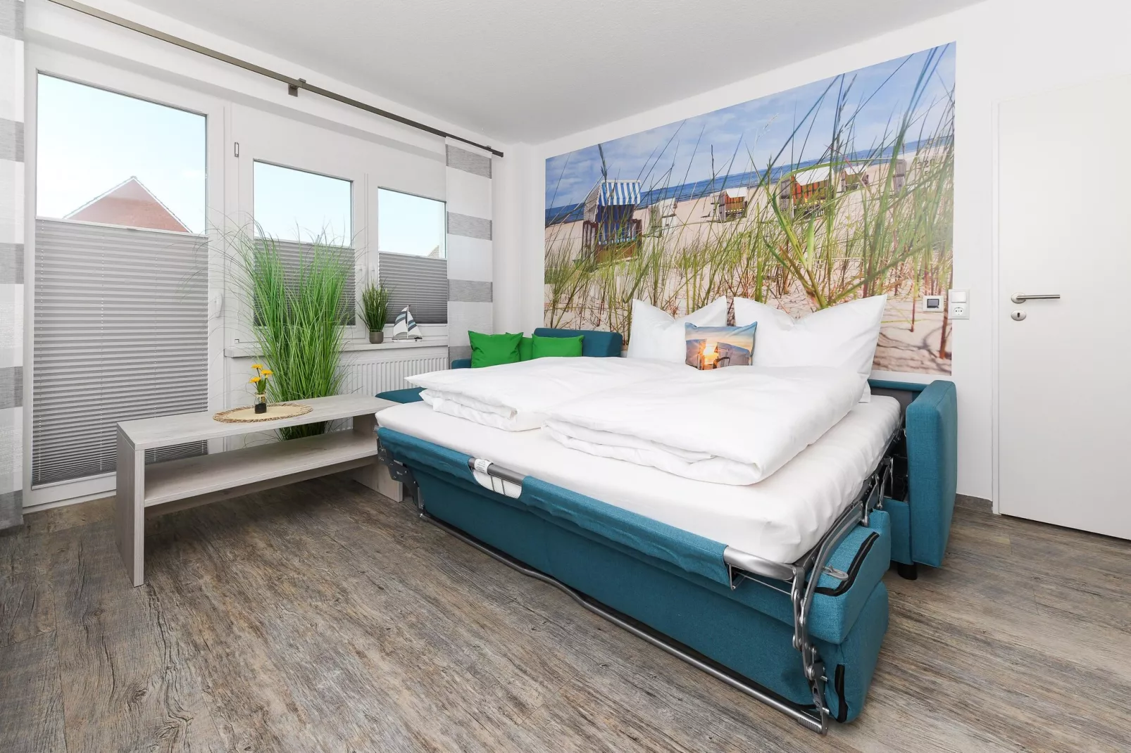 Haus Strandkorb 5-Woonkamer