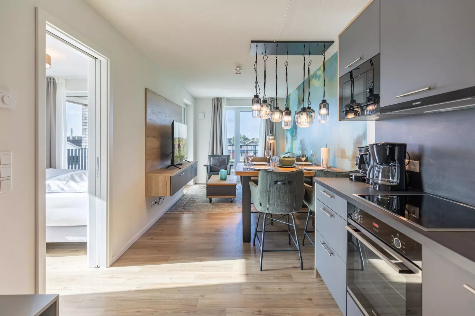 Hallighafen de Luxe auf Nordstrand-Keuken