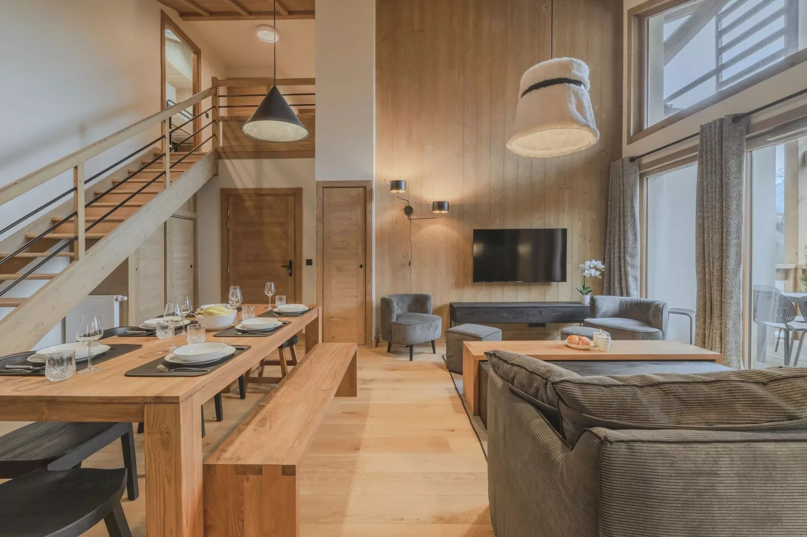 Residence L’ÉCLAT DES VÉRIAZ A39S-Woonkamer