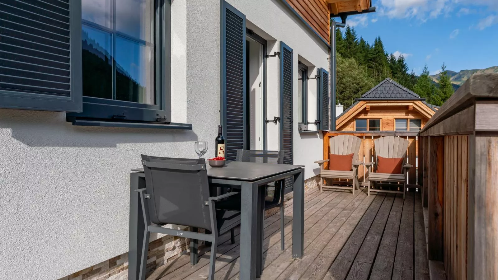 Edelweiss Lodge-Terrasbalkon