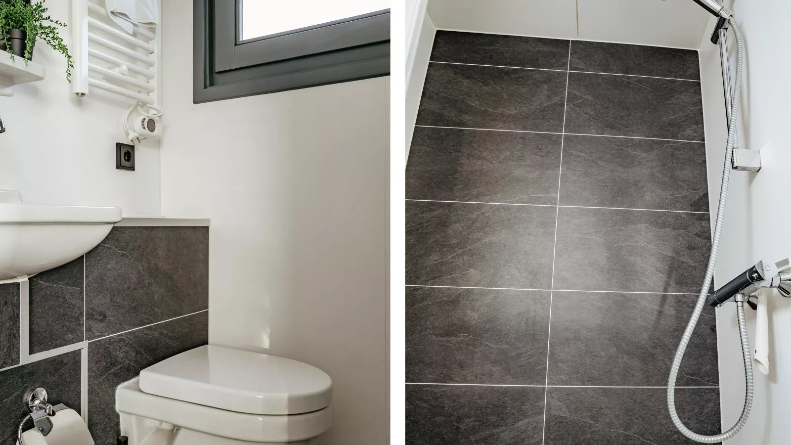 Tiny houseboat Uitgeest I-Badkamer