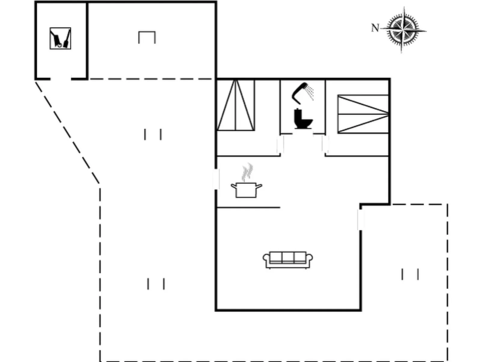 "Desche" - 300m from the sea-Binnen
