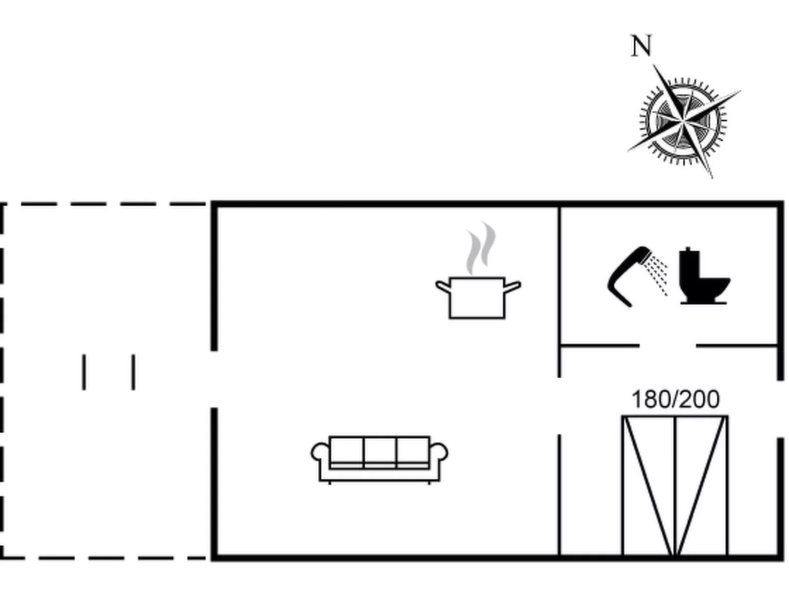 "Lenke" - 100m from the sea-Binnen