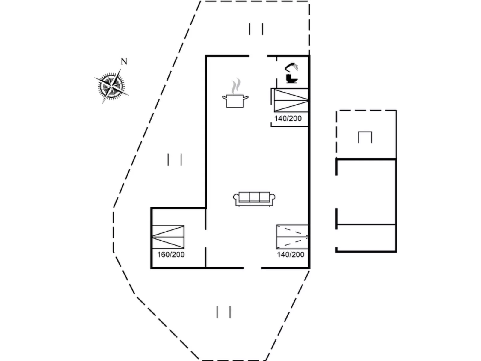 "Hilde" - 1.7km from the sea-Binnen