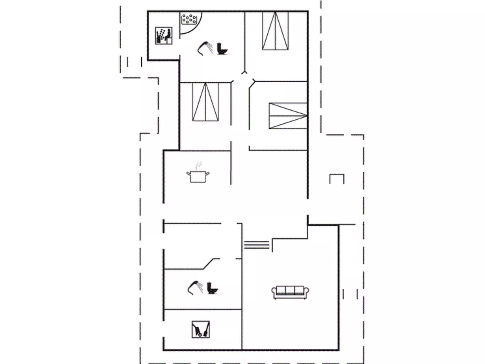 "Ung" - 150m from the sea-Binnen
