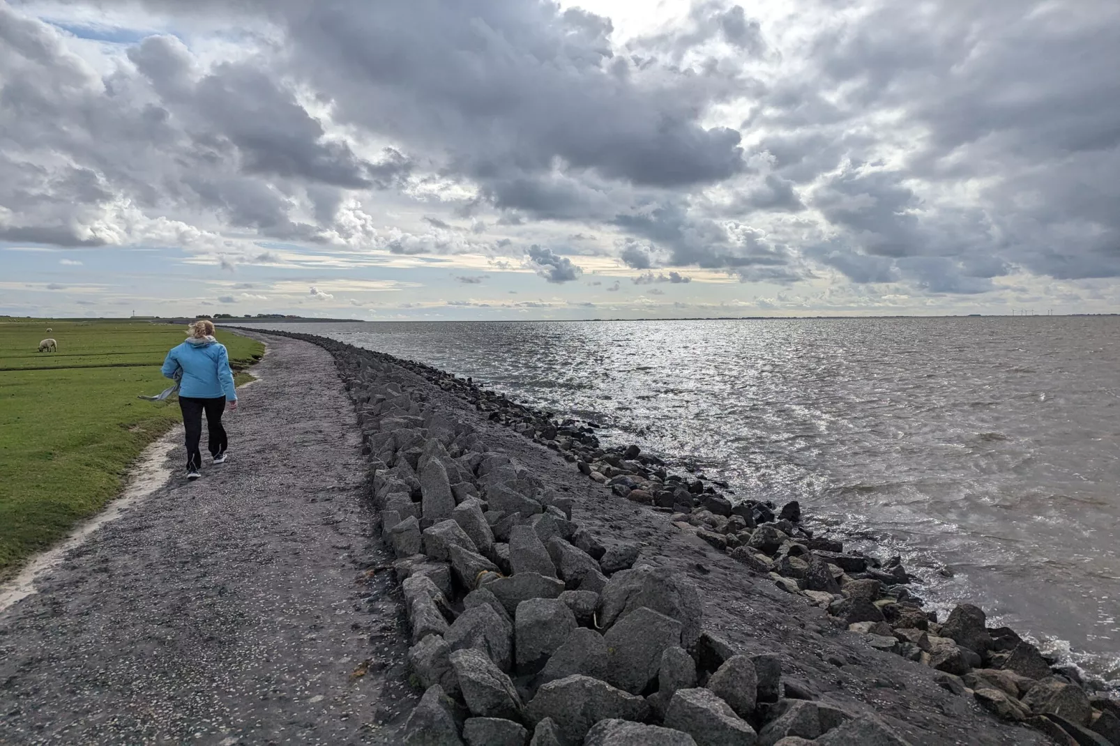 SeeZeichen auf Nordstrand - 4 Personen-Gebieden zomer 1km