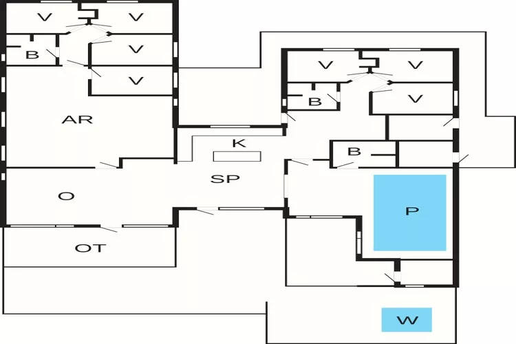 5 sterren vakantie huis in Otterup-Plattegrond