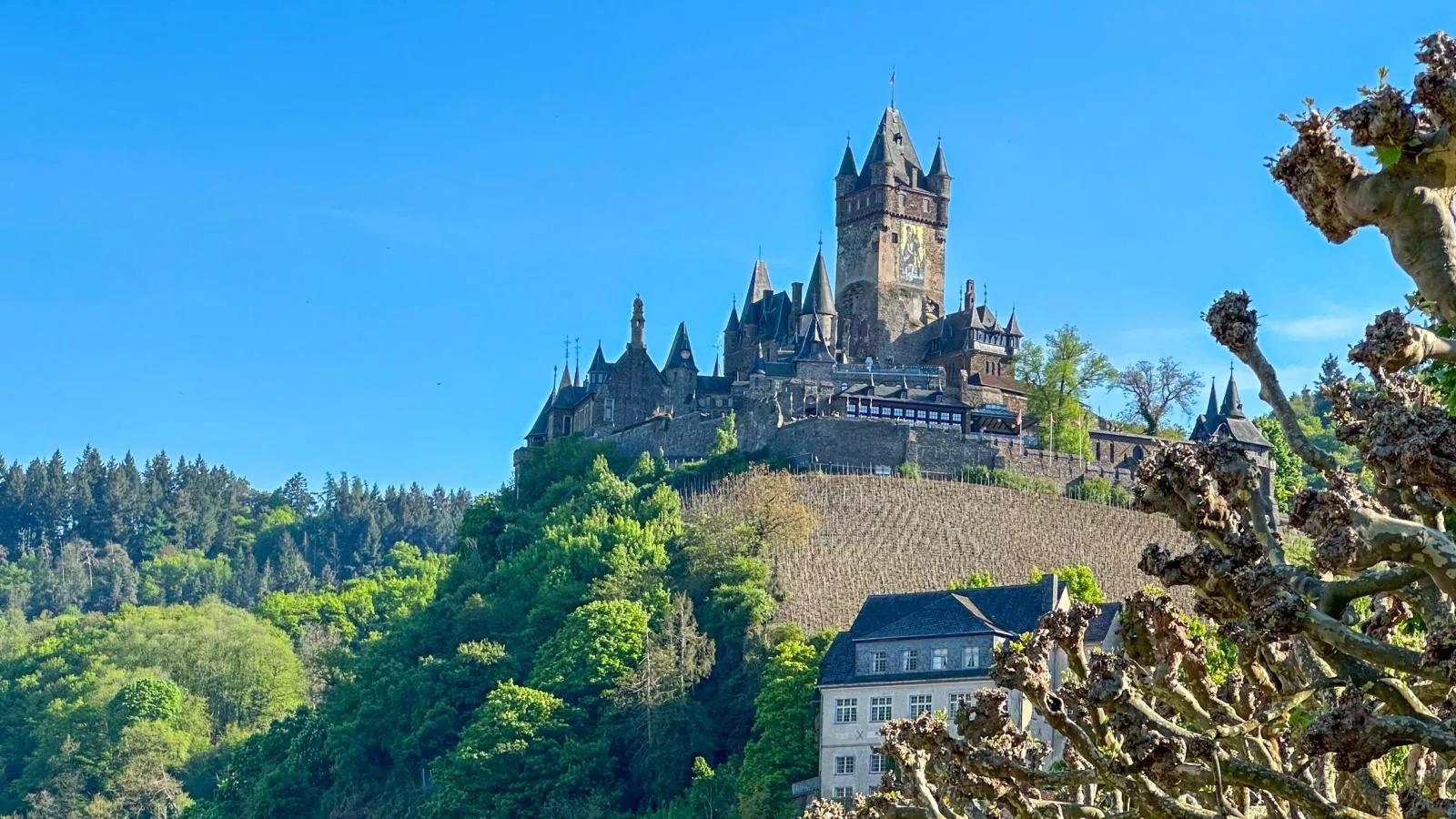 Panoramablick-Gebieden zomer 20km