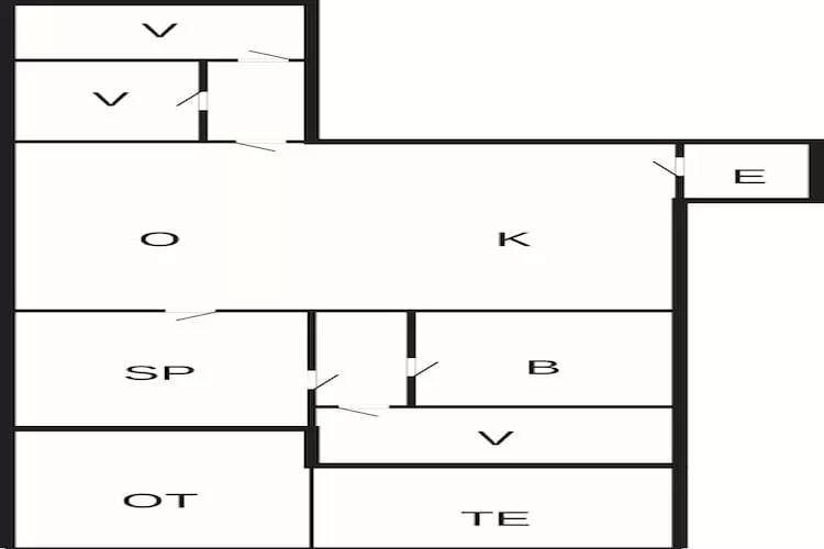 4 sterren vakantie huis in Hals-Plattegrond
