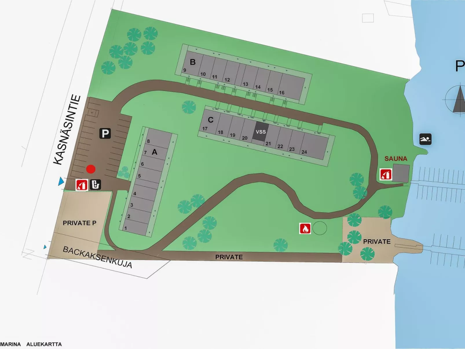 Kasnäs marina a 2-Binnen