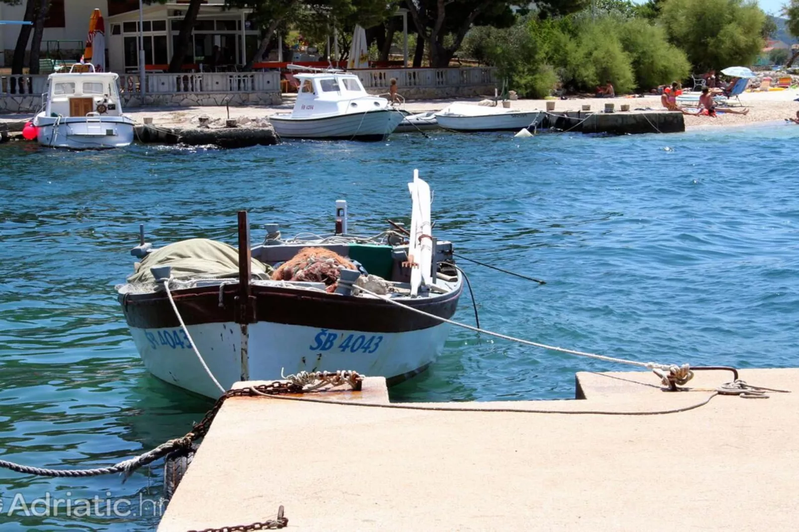 Apartment with Terrace and Sea View Brodarica - Two Bedroom Apartment with Sea View