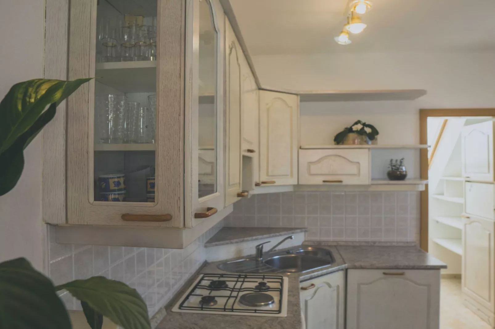 Comfortable Apartment with Mountain View - One Bedroom Apartment-Keuken