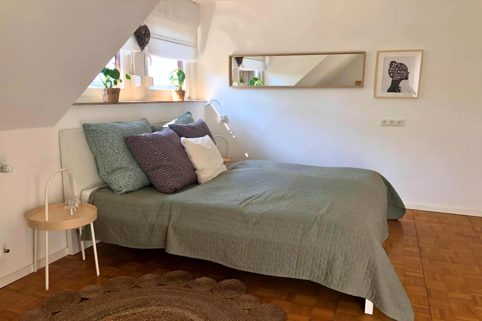 Ferienwohnung Eifelglück mit Dachterrasse-Slaapkamer