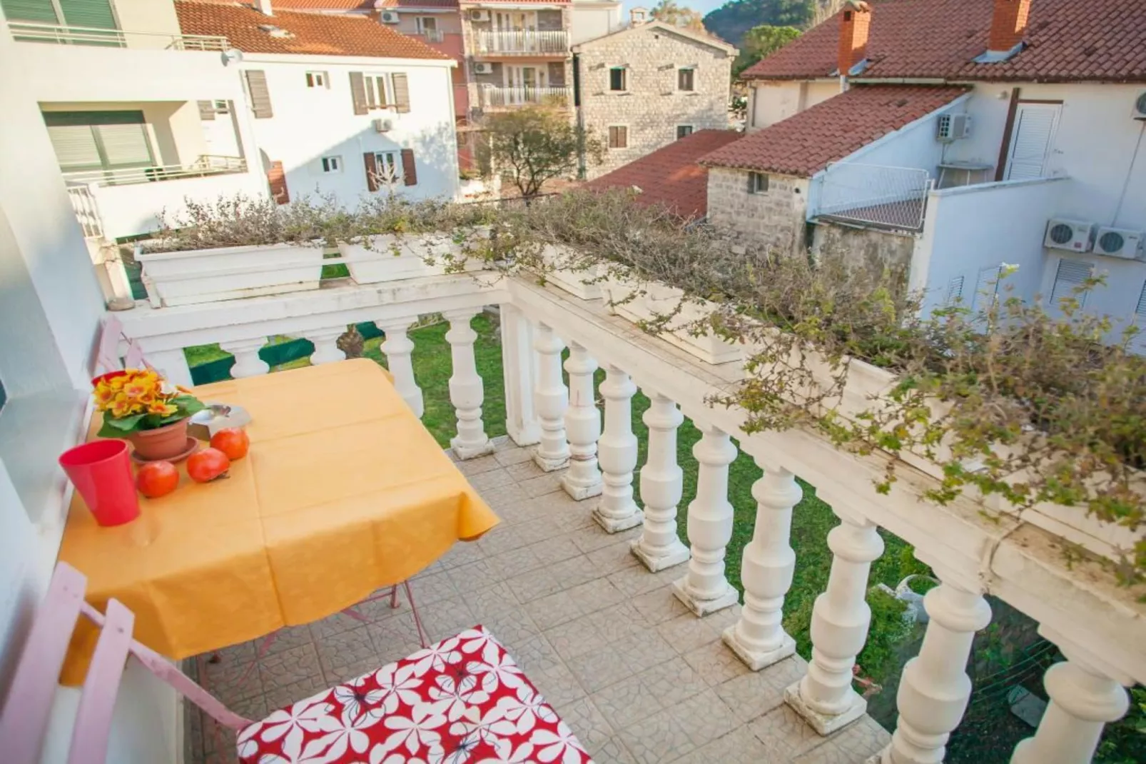 Comfortable Stay with Sea View in Petrovac - Comfort One Bedroom Apartment with Balcony 4-Terrasbalkon