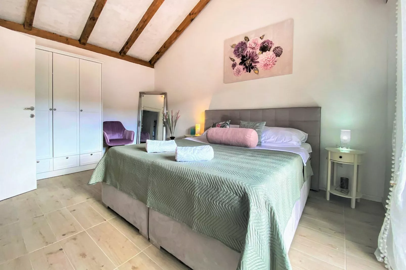 Villa Vinka - Three Bedroom Villa with Swimming Pool-Slaapkamer