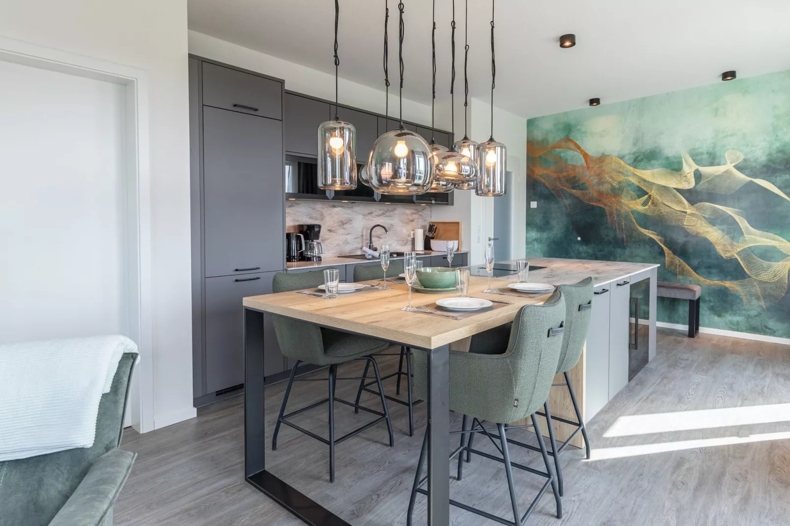 Penthouse de Luxe auf Nordstrand-Eetkamer