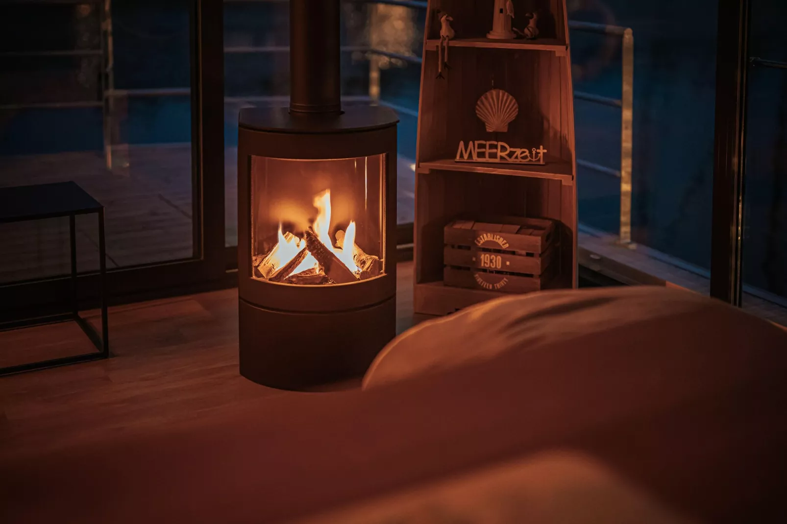 Hausboot in Peenemünde-Woonkamer