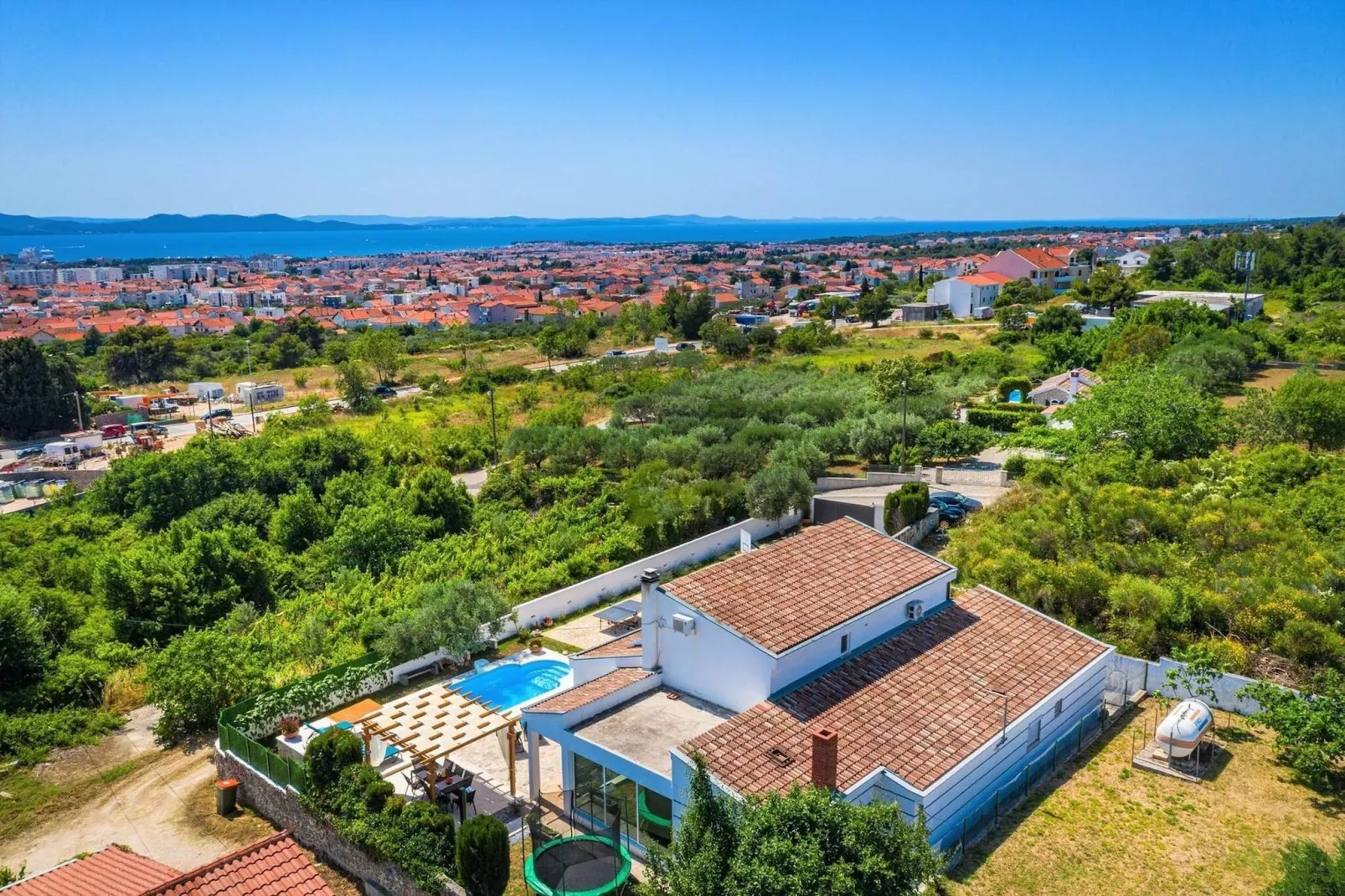 Sea view Villa Elia-Buitenkant zomer