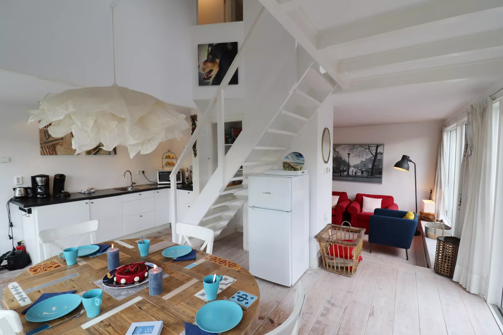 Marie aan Zee-Woonkamer