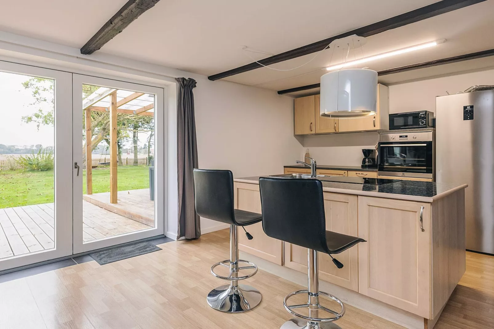 Gezellig vakantiehuis met hottub-Binnen