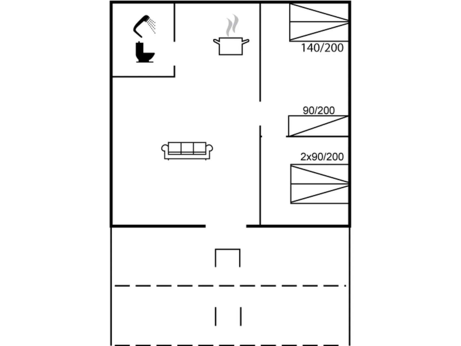 "Thorke" - 5km from the sea-Binnen