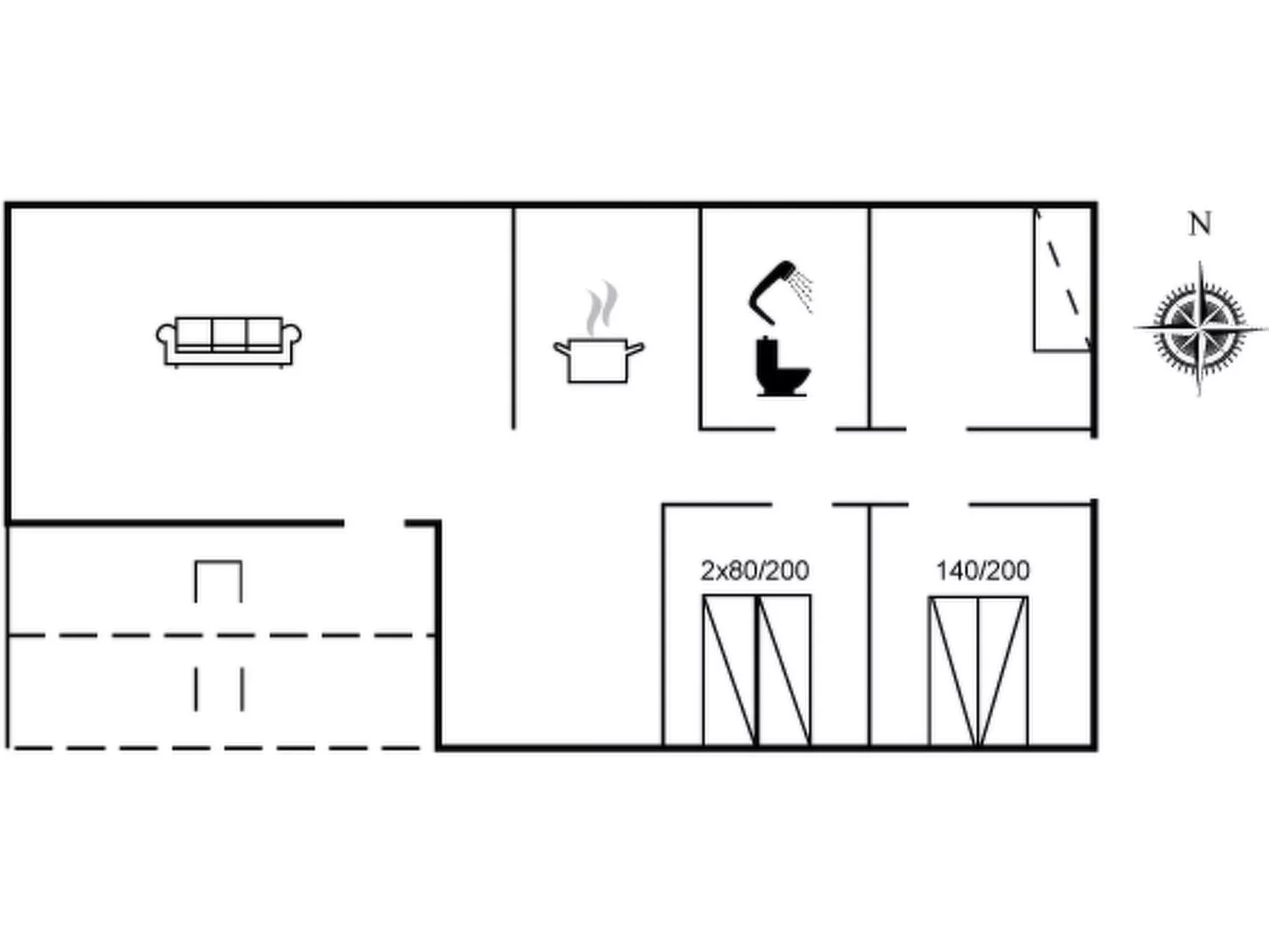 "Pertti" - 400m from the sea-Binnen
