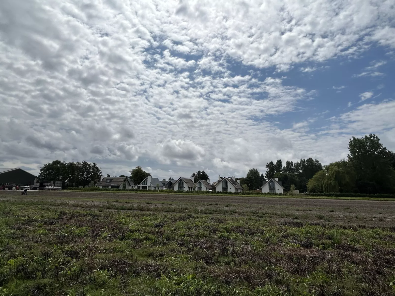 outside