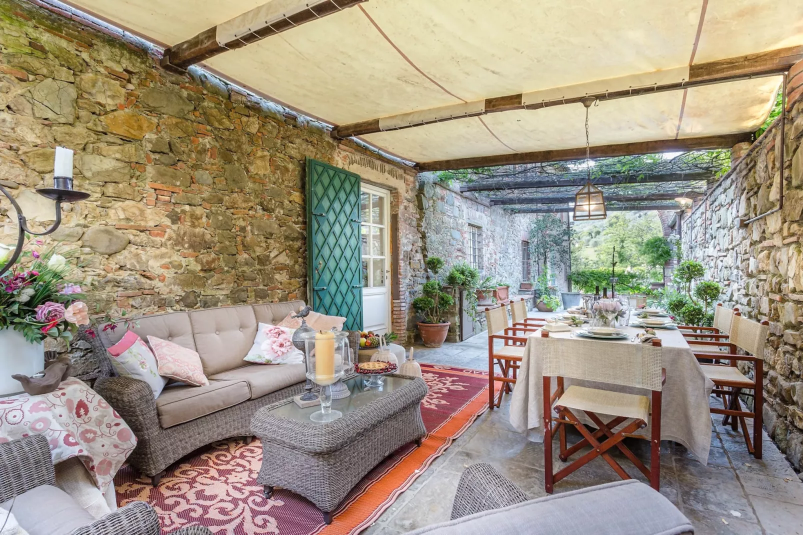 Villa Il Palagio-Woonkamer