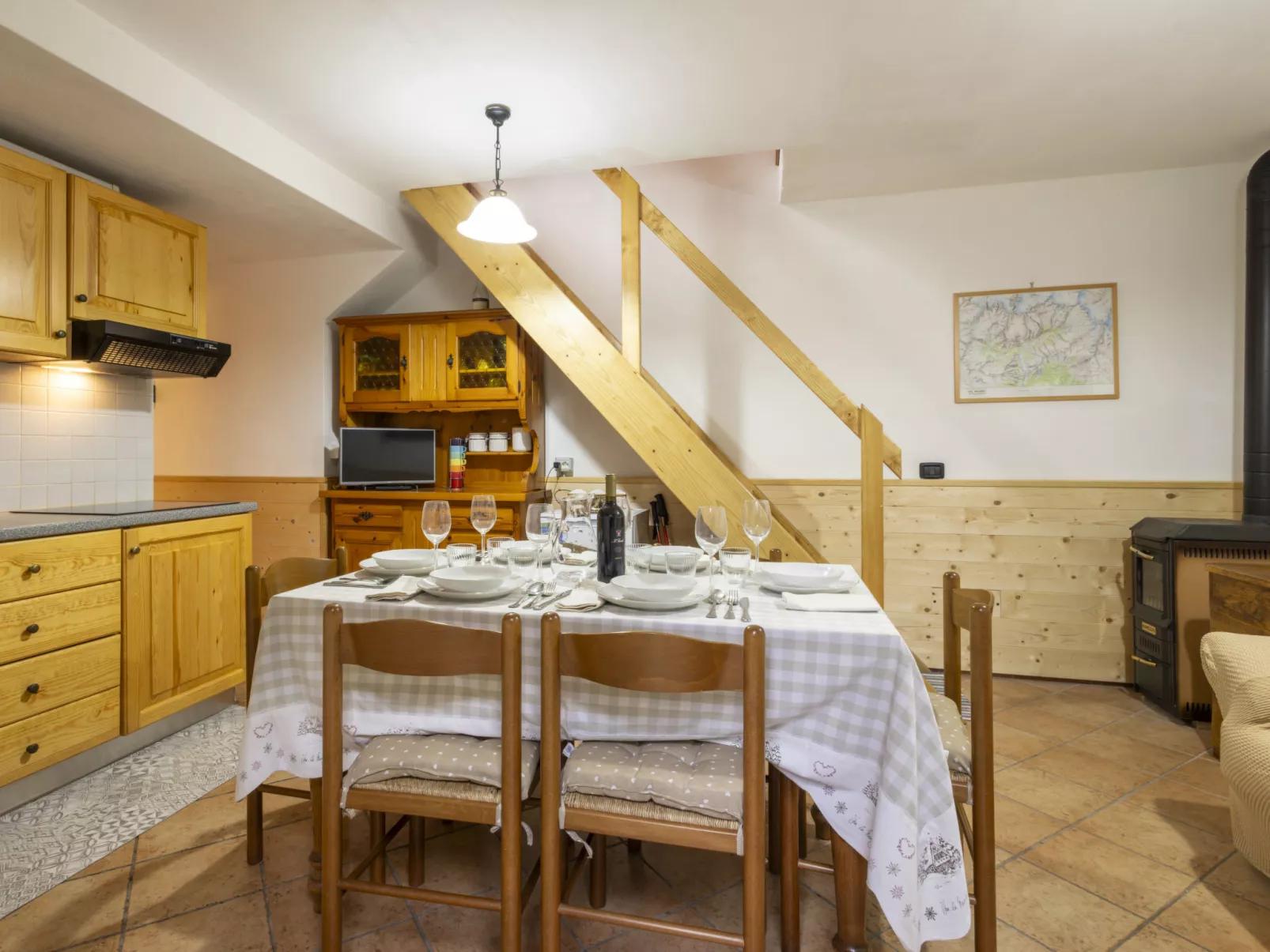 Val di Mello Mountain Flat-Binnen