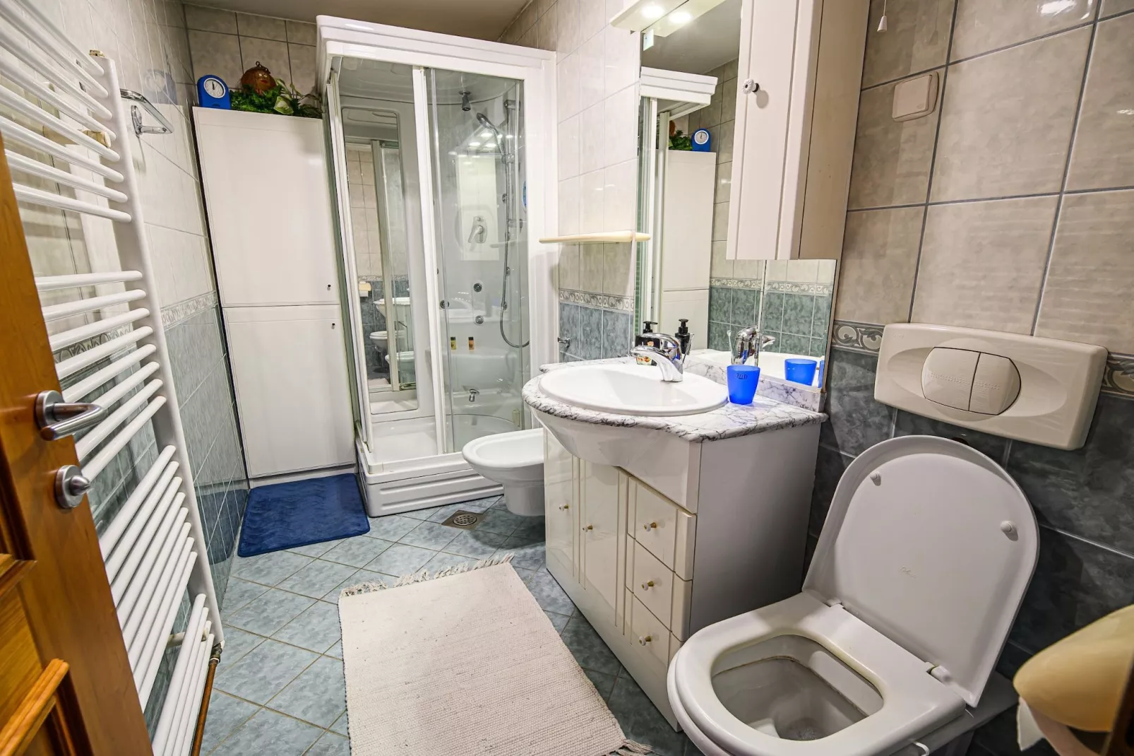 Sunny and Spacious Apartments with Terrace near Water Park - One Bedroom Apartment with Terrace-Badkamer