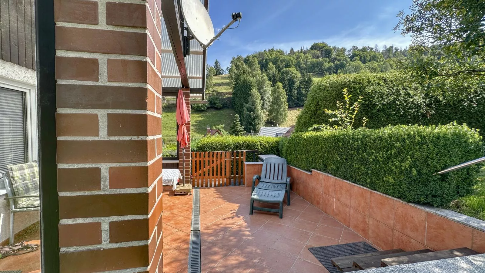 Talblick-Terrasbalkon