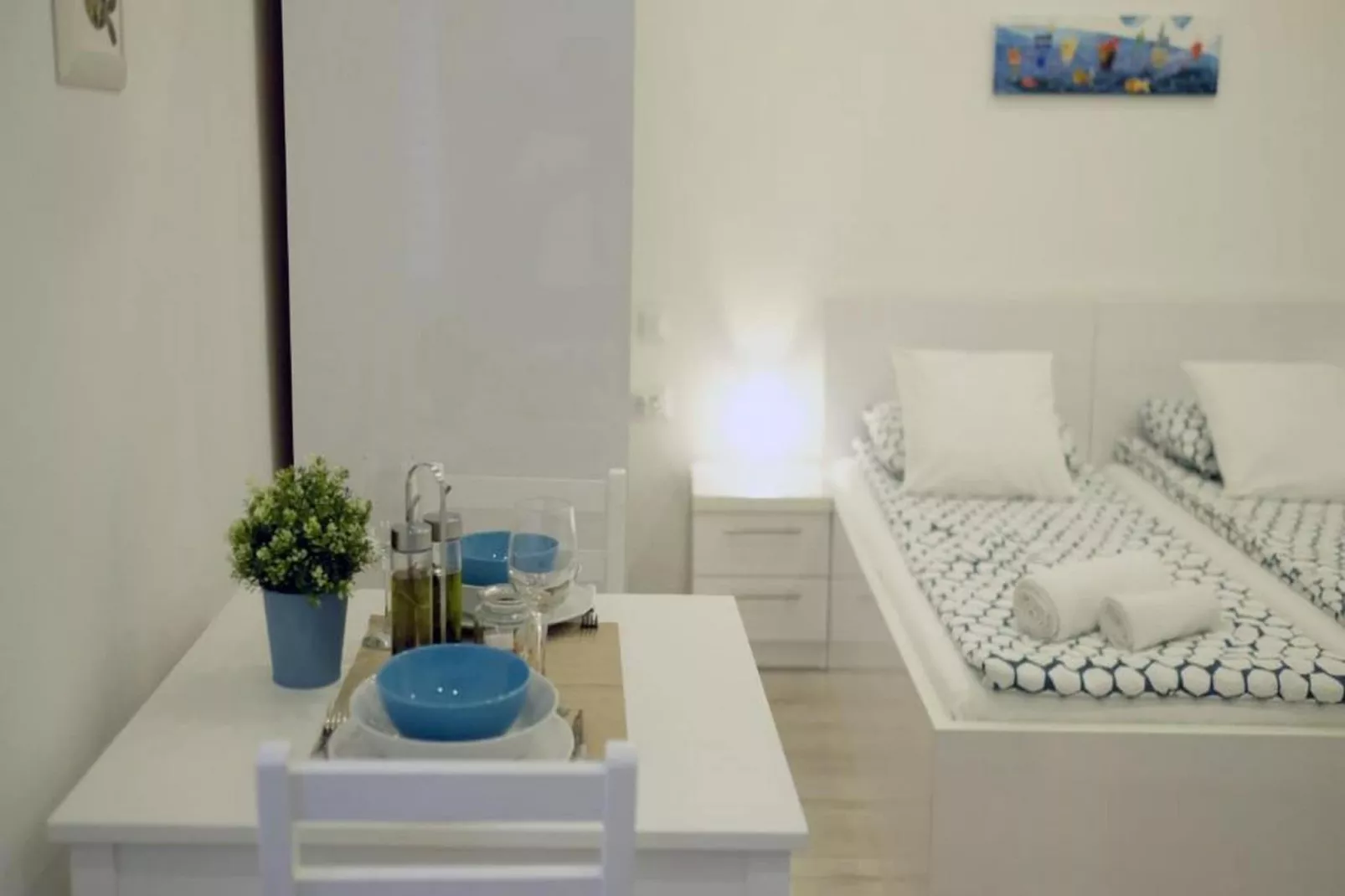 Apartments Blue Lavender - Studio Apartment-Slaapkamer