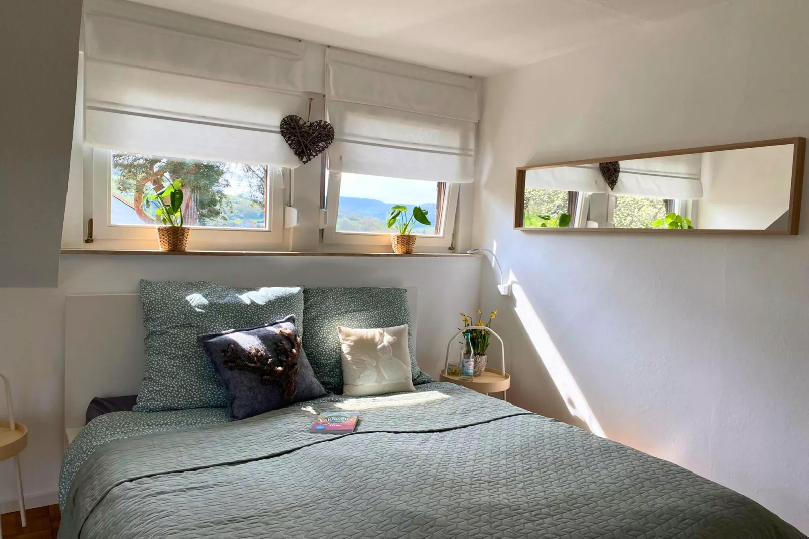 Ferienwohnung Eifelglück mit Dachterrasse-Slaapkamer