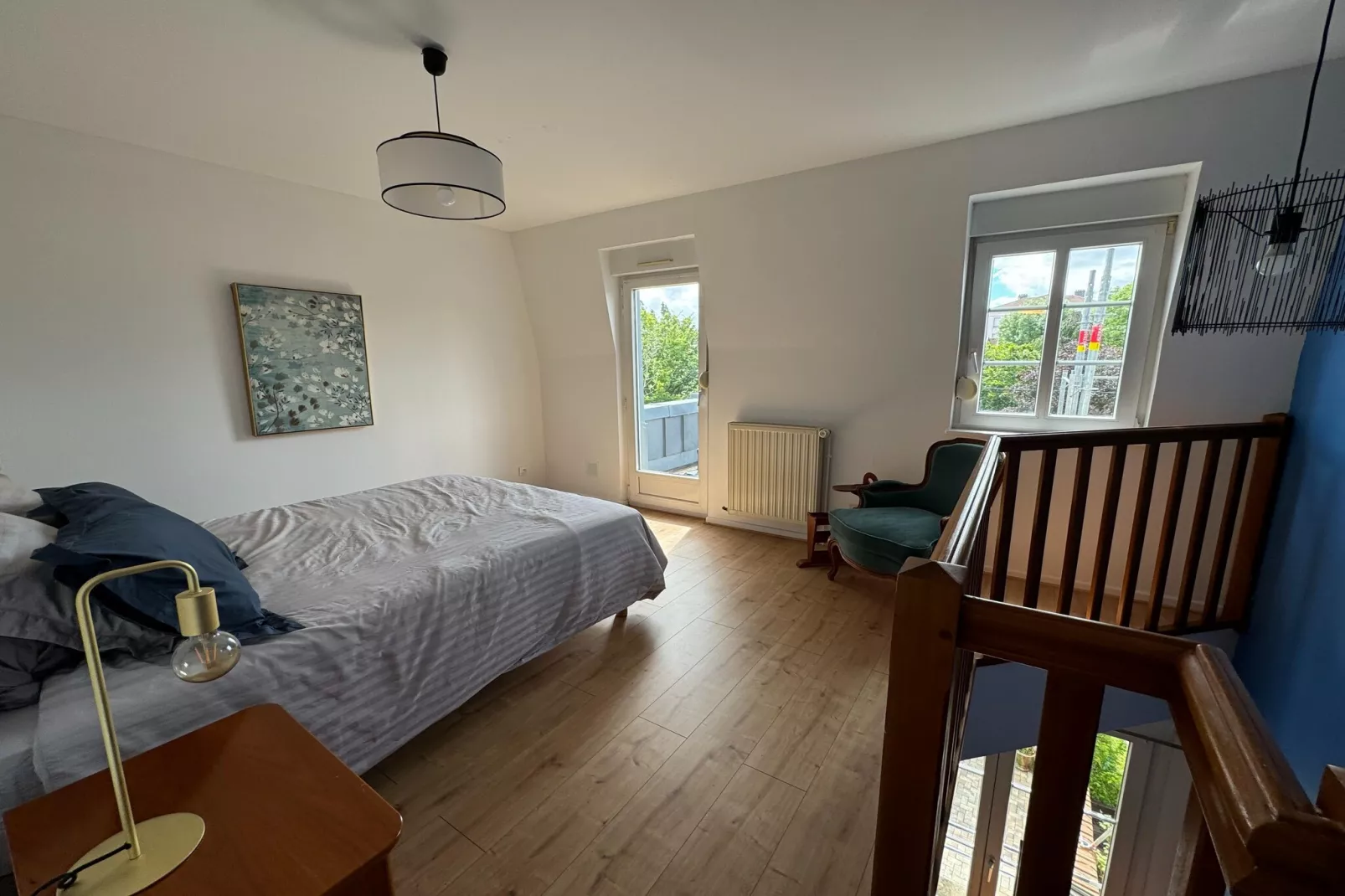 Appartement avec rooftop terrace-Slaapkamer