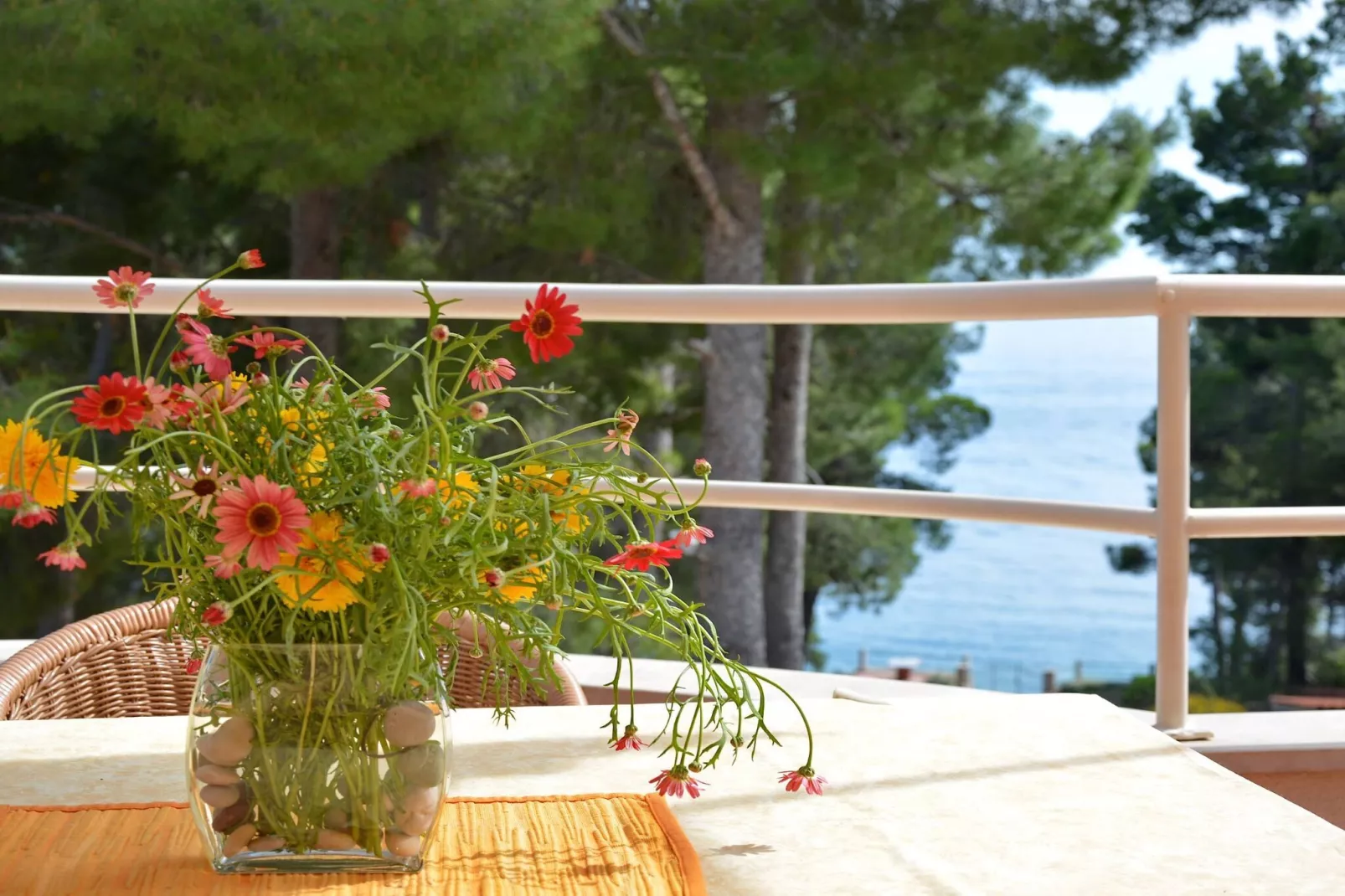 Seafront Apartments Deveron - Studio Apartment with Balcony and Sea View (Jelsa)-Terrasbalkon