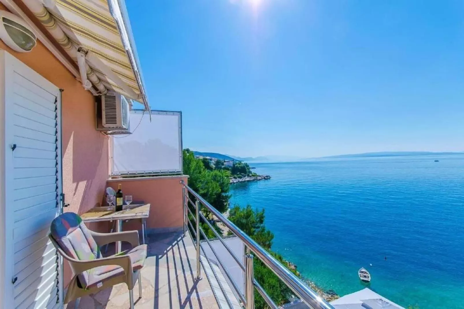 Apartments Nives - One Bedroom Apartment (A2)-Terrasbalkon