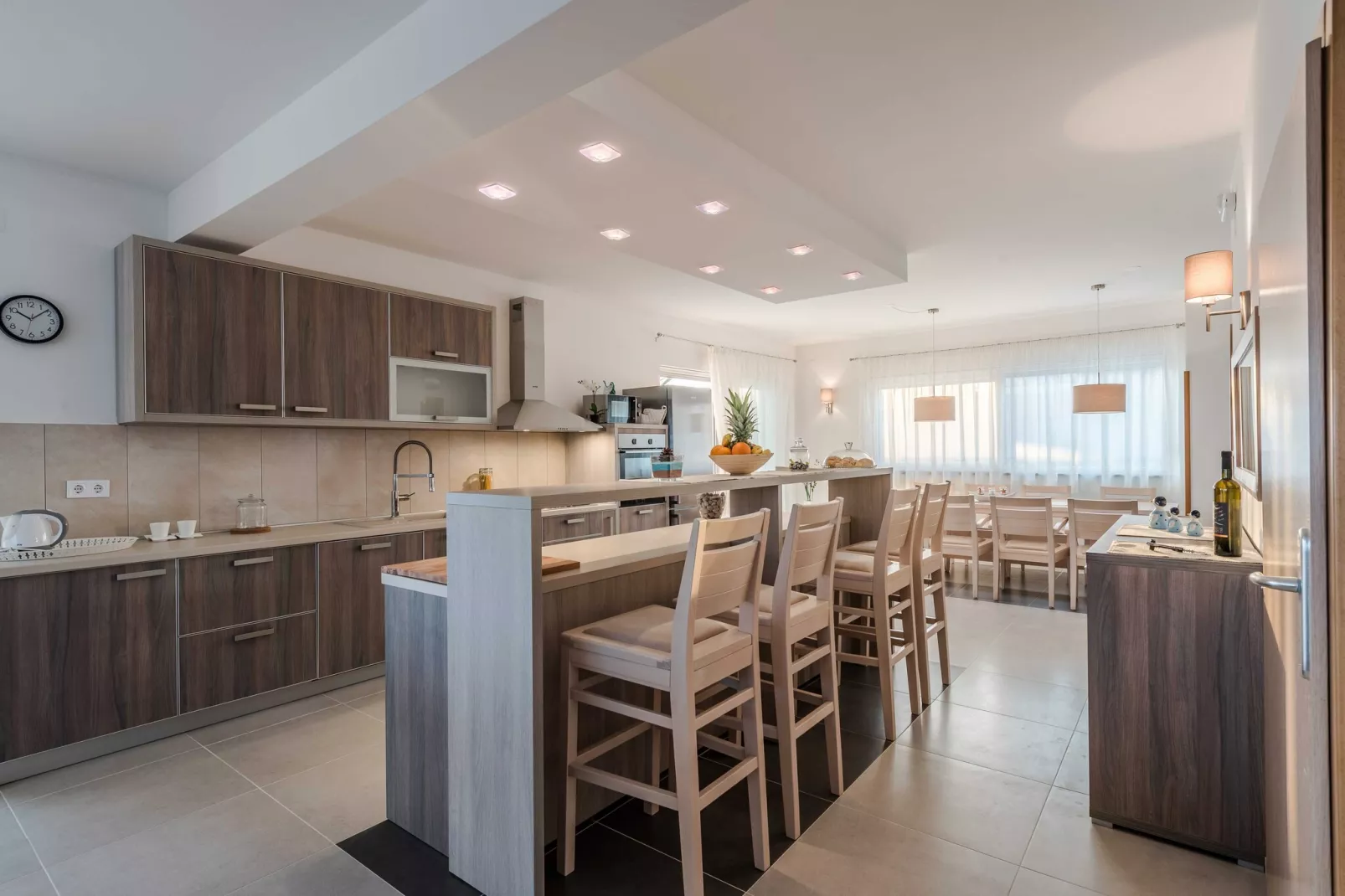 Luxury Escape with Swimming Pool & Modern Design - Deluxe Four Bedroom Villa with Sea View and Private Pool (Villa 5)-Keuken