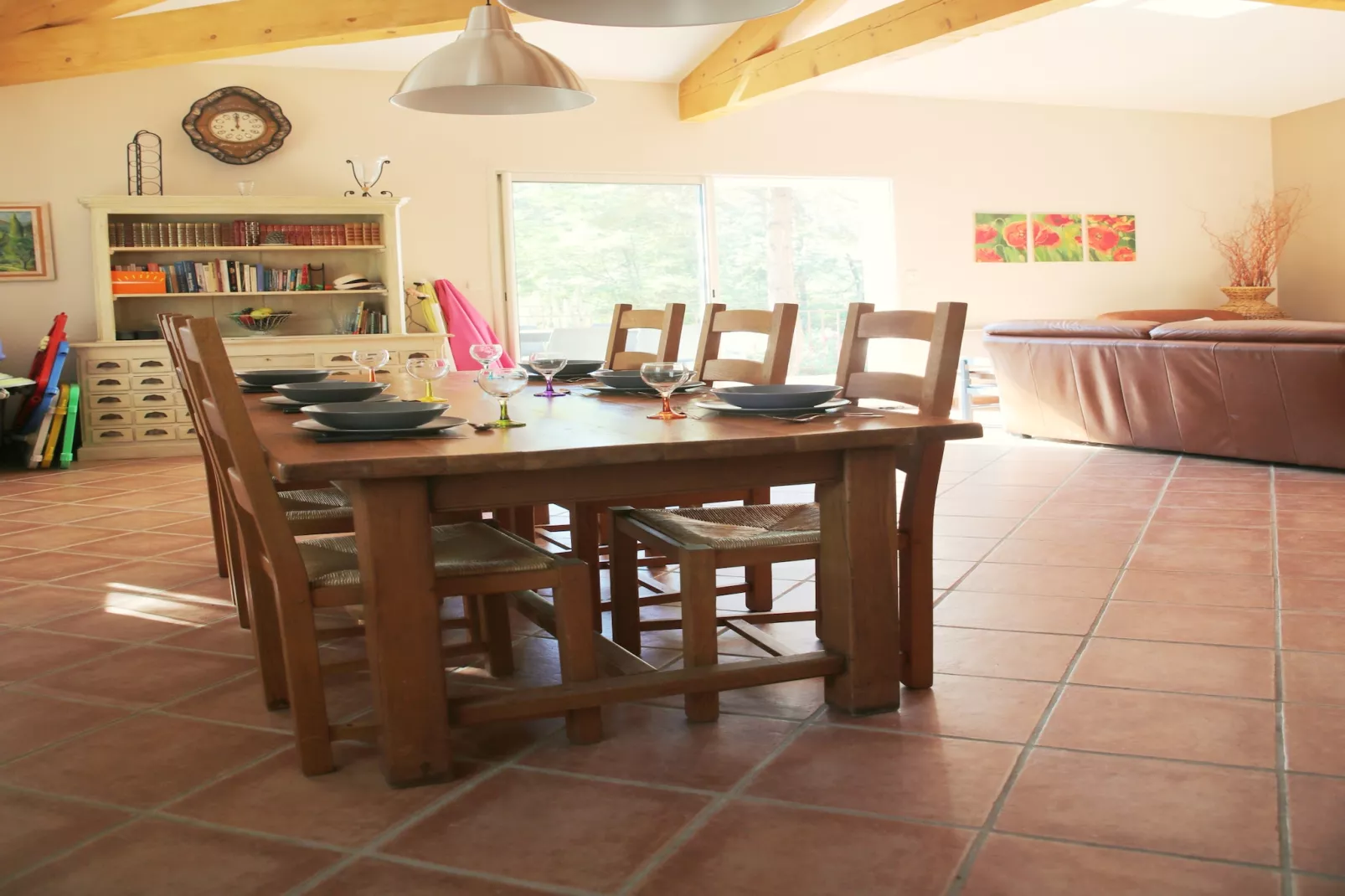 Villa Borie-Eetkamer